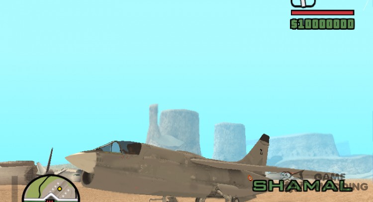 F-8 Crusader для GTA San Andreas