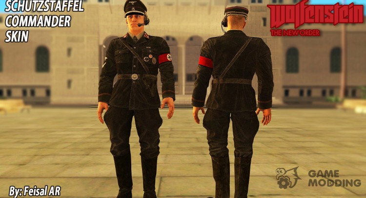 Немецкий офицер из Wolfesntein The New Order для GTA San Andreas