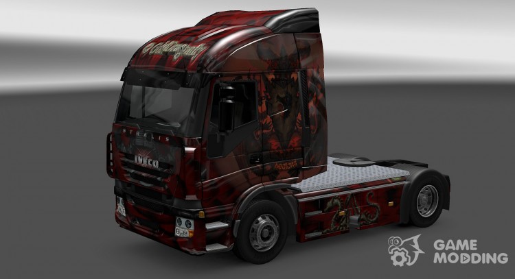 Скин Dragons для Iveco Stralis для Euro Truck Simulator 2