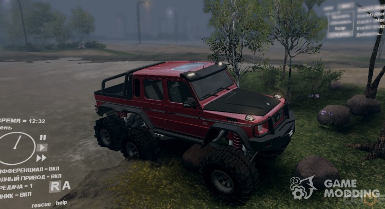 Mercedes-Benz G65 6 x 6 for Spintires DEMO 2013