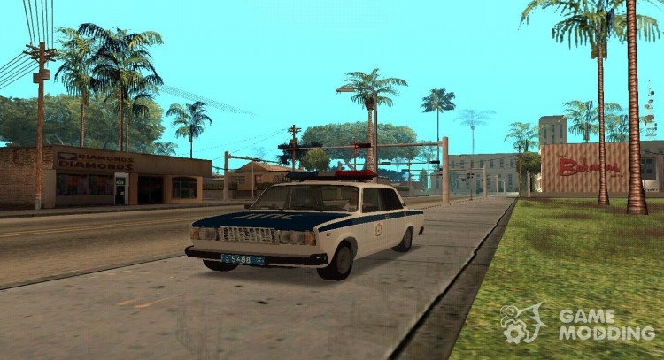 VAZ 2107 DE LA POLICA DE TRFICO para GTA San Andreas