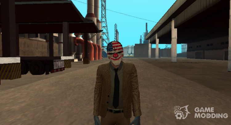 Dallas from Payday 2 for GTA San Andreas