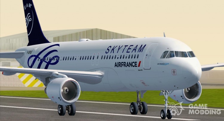 Airbus A320-200 Air France Skyteam Livery для GTA San Andreas