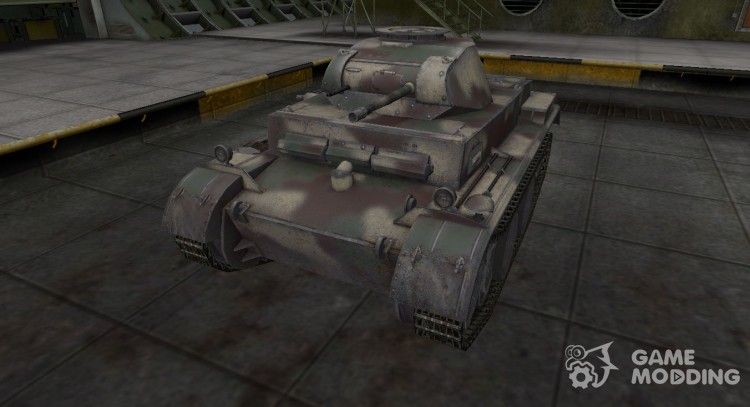 La piel de camuflaje para el tanque Panzer II Ausf. G para World Of Tanks