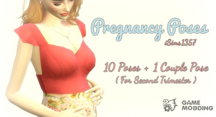 Pregnancy Poses для Sims 4