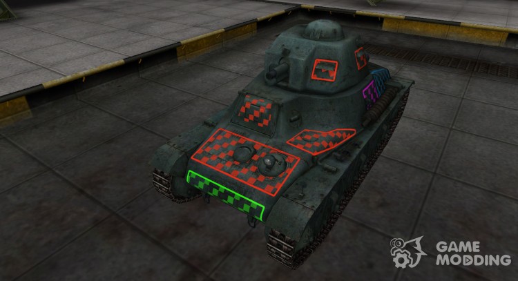 Качественные зоны пробития для Hotchkiss H35 для World Of Tanks