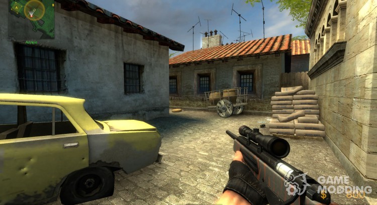 Scout Rojo Tigre by iNferno para Counter-Strike Source