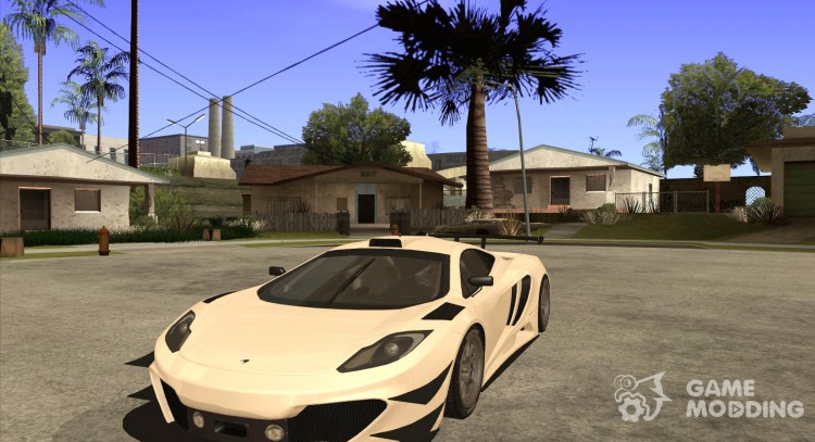 Painting works for the McLaren MP4-12 c Speedhunters Edition for GTA San Andreas