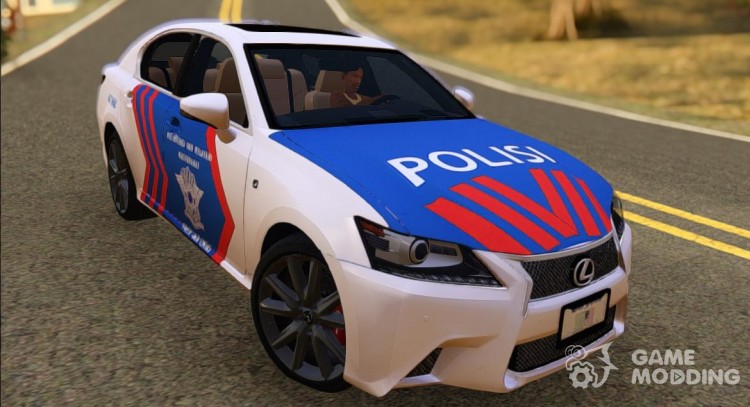 Lexus GS 350 Indonesian Police Car for GTA San Andreas