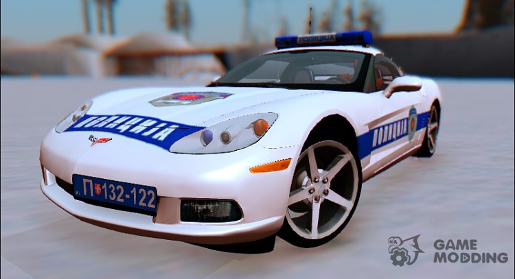 Chevrolet Corvette C6 Police для GTA San Andreas