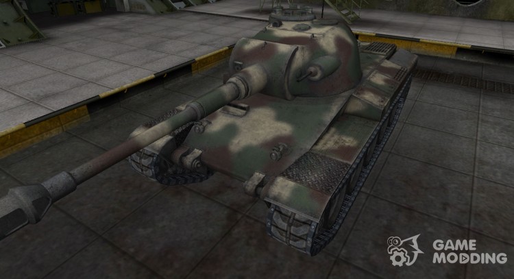 La piel de camuflaje para el tanque Indien Panzer para World Of Tanks