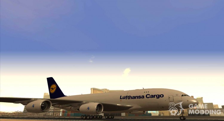 El Airbus A380-800 Freighter para GTA San Andreas