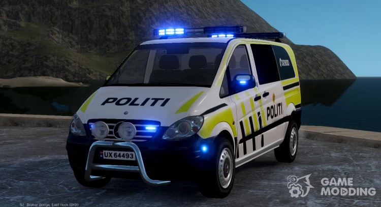 Mercedes-Benz Vito 2014 Norwegian Police for GTA 4