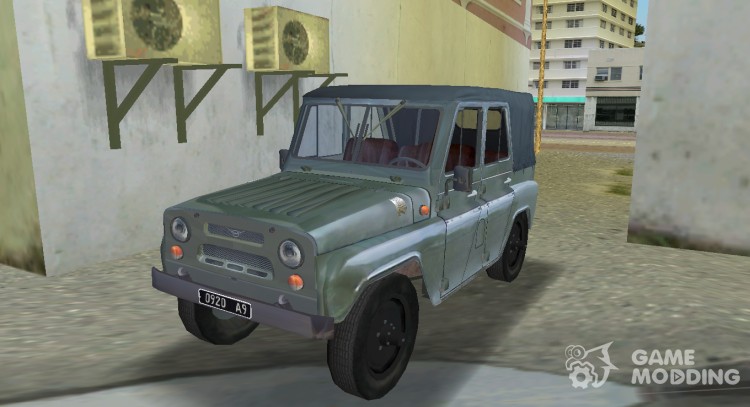 УАЗ 469 военный для GTA Vice City