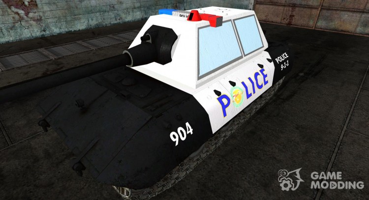 Шкурка для E-100 POLICE! для World Of Tanks