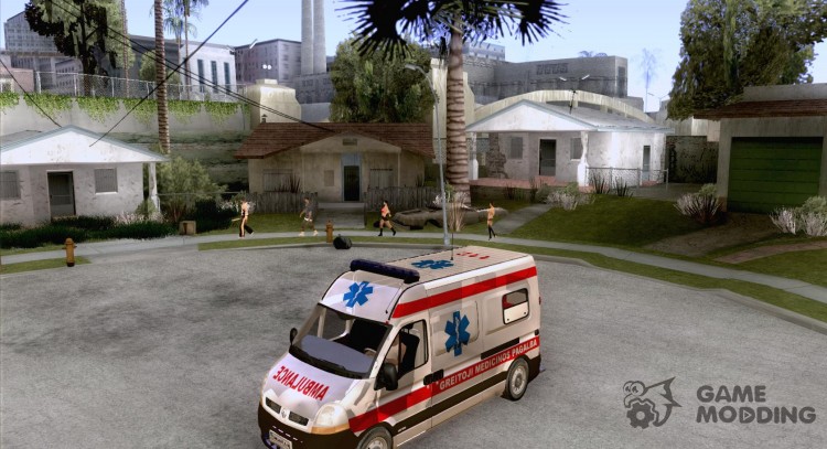 Renault Master ambulancia para GTA San Andreas