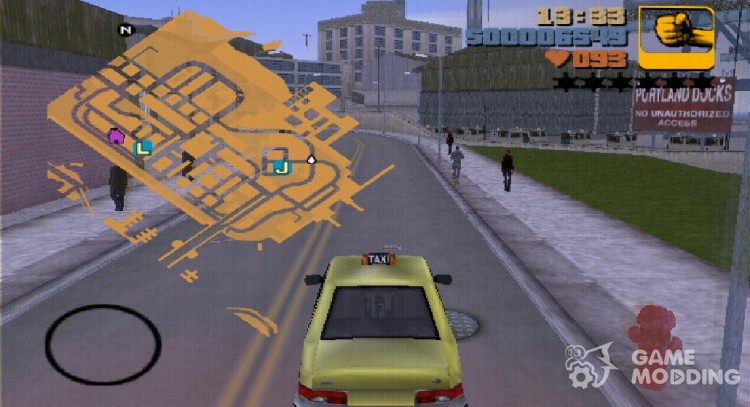 Real map for GTA 3