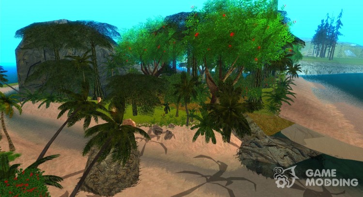 Тропический остров для GTA San Andreas