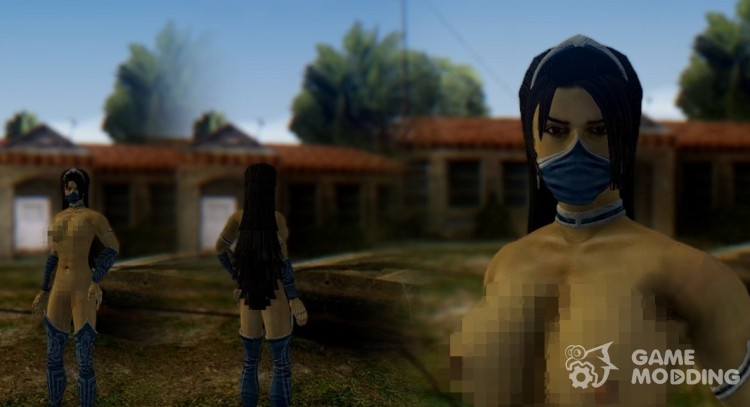 MK9 Kitana Nude для GTA San Andreas