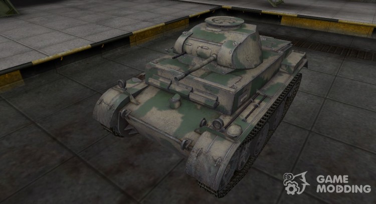 Скин для немецкого танка PzKpfw II Ausf. G для World Of Tanks