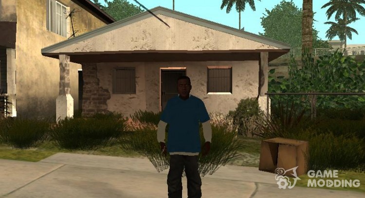 GTA 5 Franklin v2 para GTA San Andreas