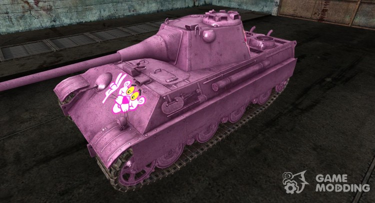 The skin for the Pink Panther II for World Of Tanks