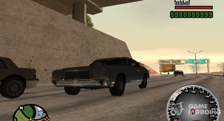 El nuevo velocímetro para GTA San Andreas