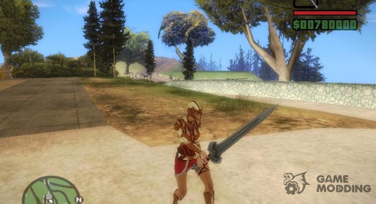 Амазонки меч из Injustice Gods Among Us для GTA San Andreas