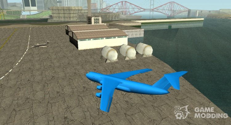 Airplanes in airport SF para GTA San Andreas