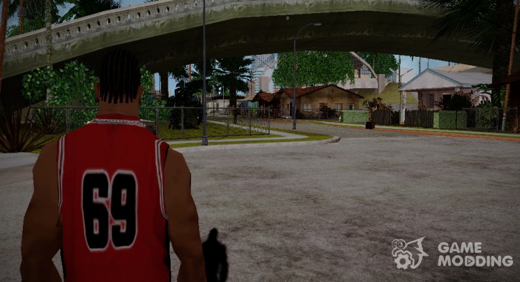 The camera position of the character in GTA 5 for GTA San Andreas
