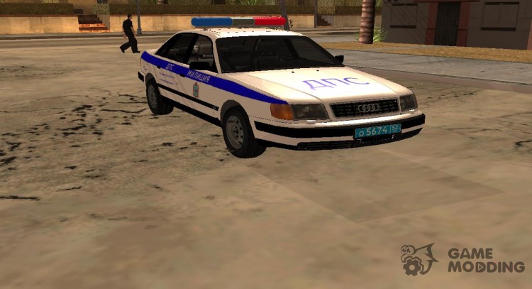 Audi 100 C4 Policía para GTA San Andreas