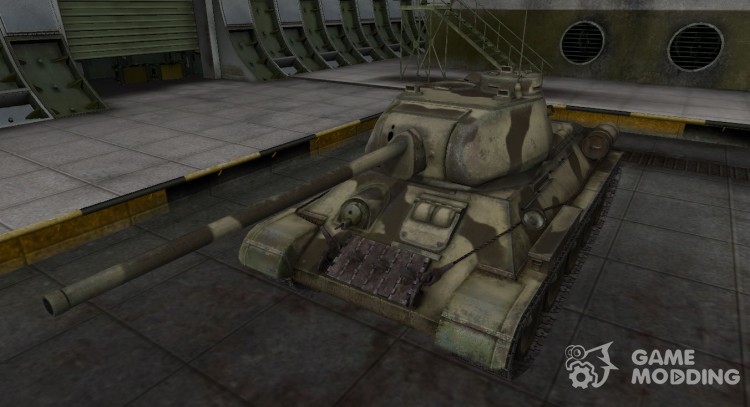 El desierto de skin para el T-34-85 para World Of Tanks