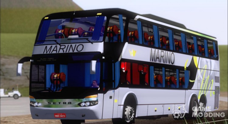 MarcoPolo Paradiso 1800 G6 DD Marino Autolinee (Gray) for GTA San Andreas