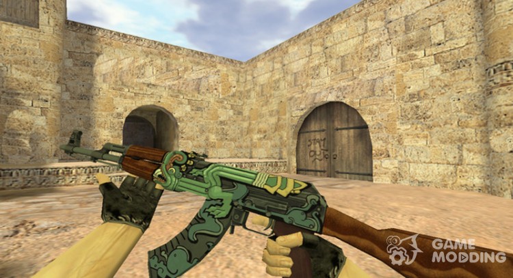 АК-47 Огненный змей для Counter Strike 1.6