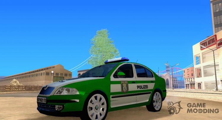 La Policía Skoda Октавиа para GTA San Andreas