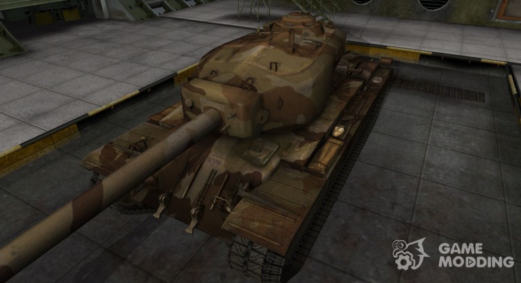 Emery cloth for American tank T34 for World Of Tanks