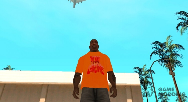 Праздничная футболка для GTA San Andreas