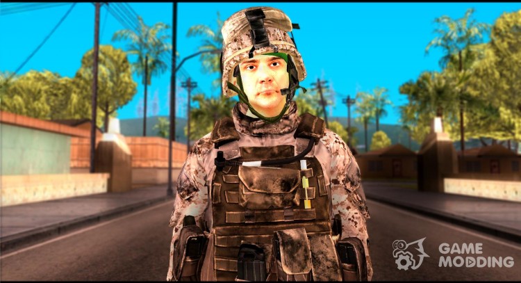 Chaffin from Battlefield 3 for GTA San Andreas