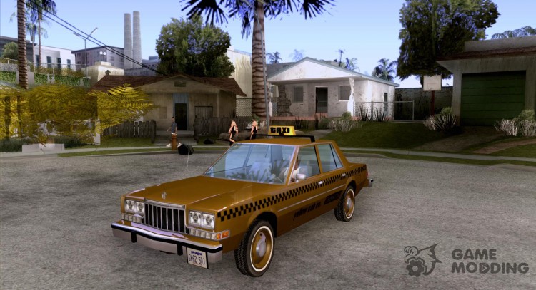 Dodge 1985 diplomático Taxi para GTA San Andreas