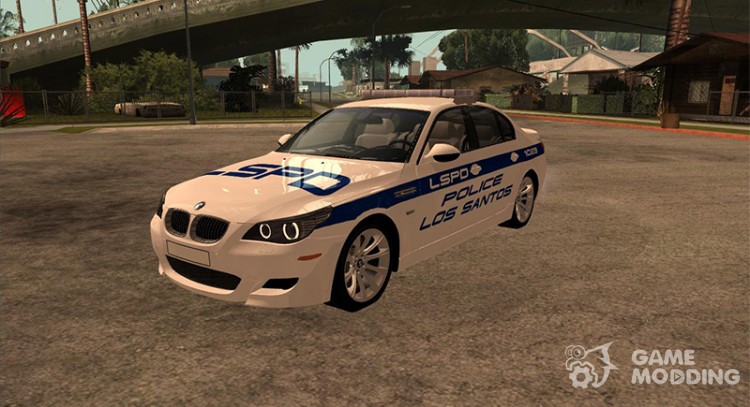 BMW M5 E60 policía LS para GTA San Andreas
