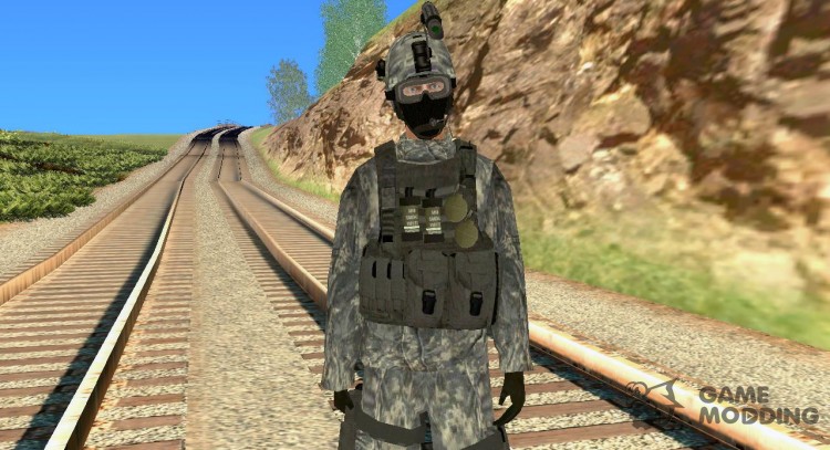 Солдат в городском камуфляже для GTA San Andreas