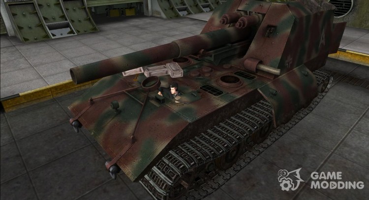 Remodelación de Arta GW-E para World Of Tanks