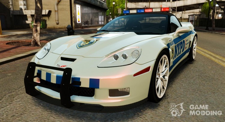 Chevrolet Corvette ZR1 Police for GTA 4