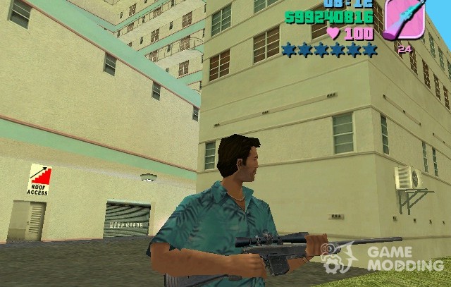 Rifle de francotirador de Max Payne 2 para GTA Vice City