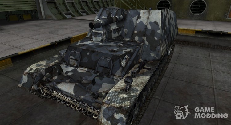 El tanque alemán Hummel para World Of Tanks