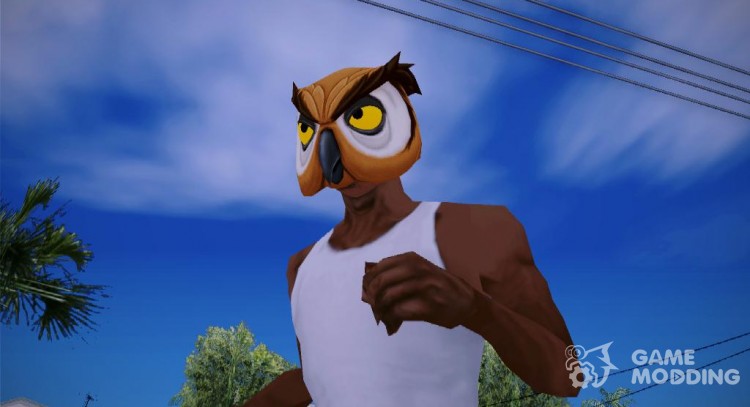 Owl mask (GTA V Online) para GTA San Andreas