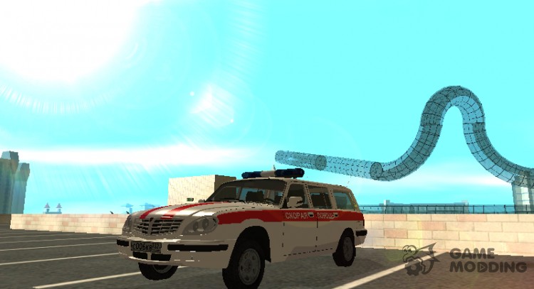 El GAS 31105 volga Familiar Ambulancia para GTA San Andreas