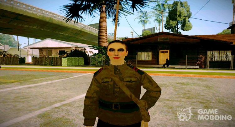 Сержант Военной-Полевой Медицины для GTA San Andreas