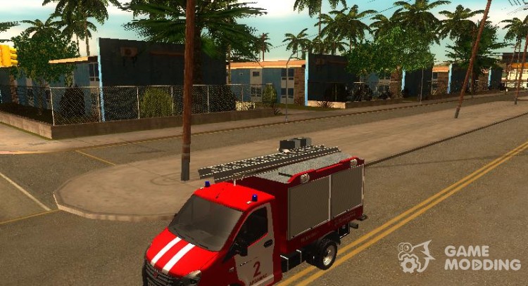 Газель NEXT Пожарный для GTA San Andreas