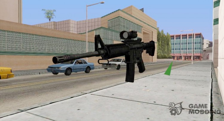 M4 на замену Снайперской винтовки для GTA San Andreas